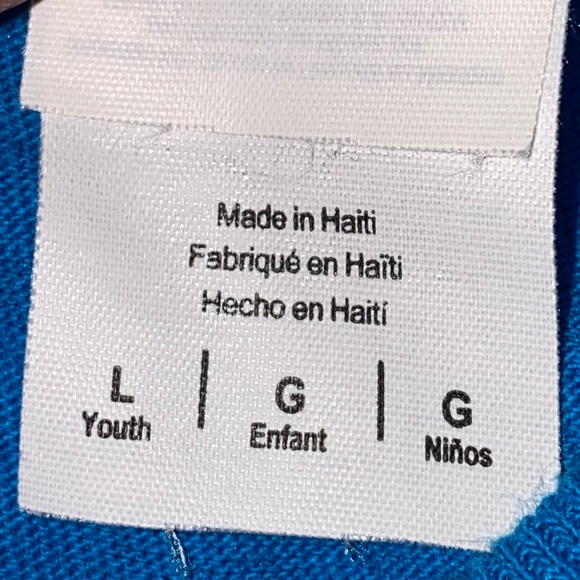 EUC Boys Size Large, Blue Destin, Florida Sharks Short Sleeve T-shirt - Picture 9 of 9